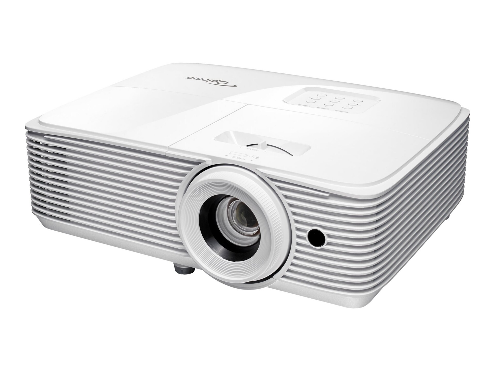 Optoma EH401 DLP projector portable 3D white EH401 Short Throw Projectors CDW