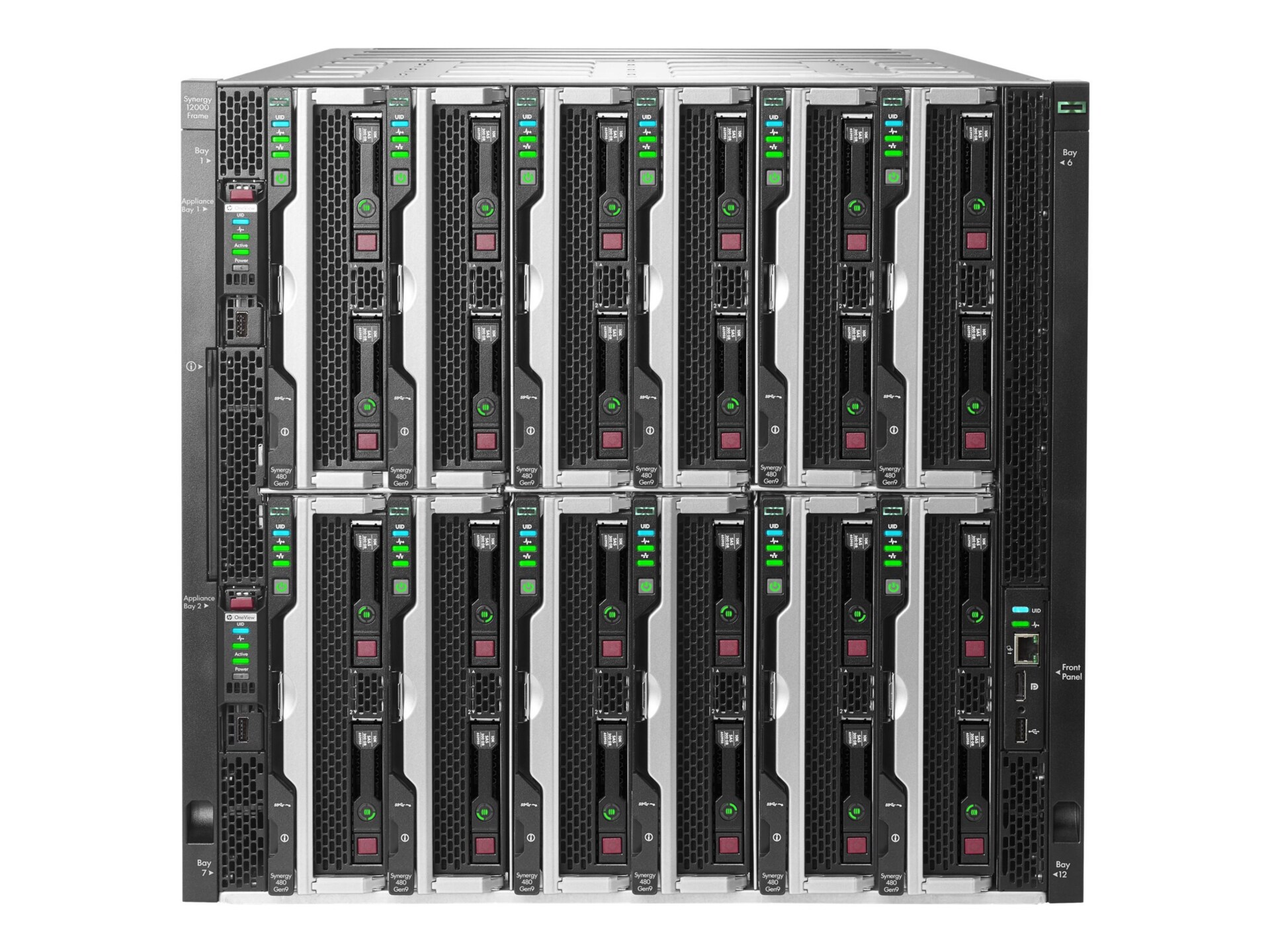 HPE Synergy 12000 Frame - rack-mountable - 10U - up to 12 blades