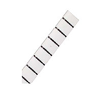 Siemon Lined Designation Strips for M-Series S66 Block - White