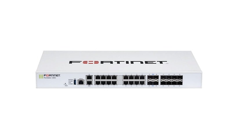 Fortinet FortiGate 120G - security appliance - with 3 years FortiCare Premium Support + 3 years FortiGuard Unified