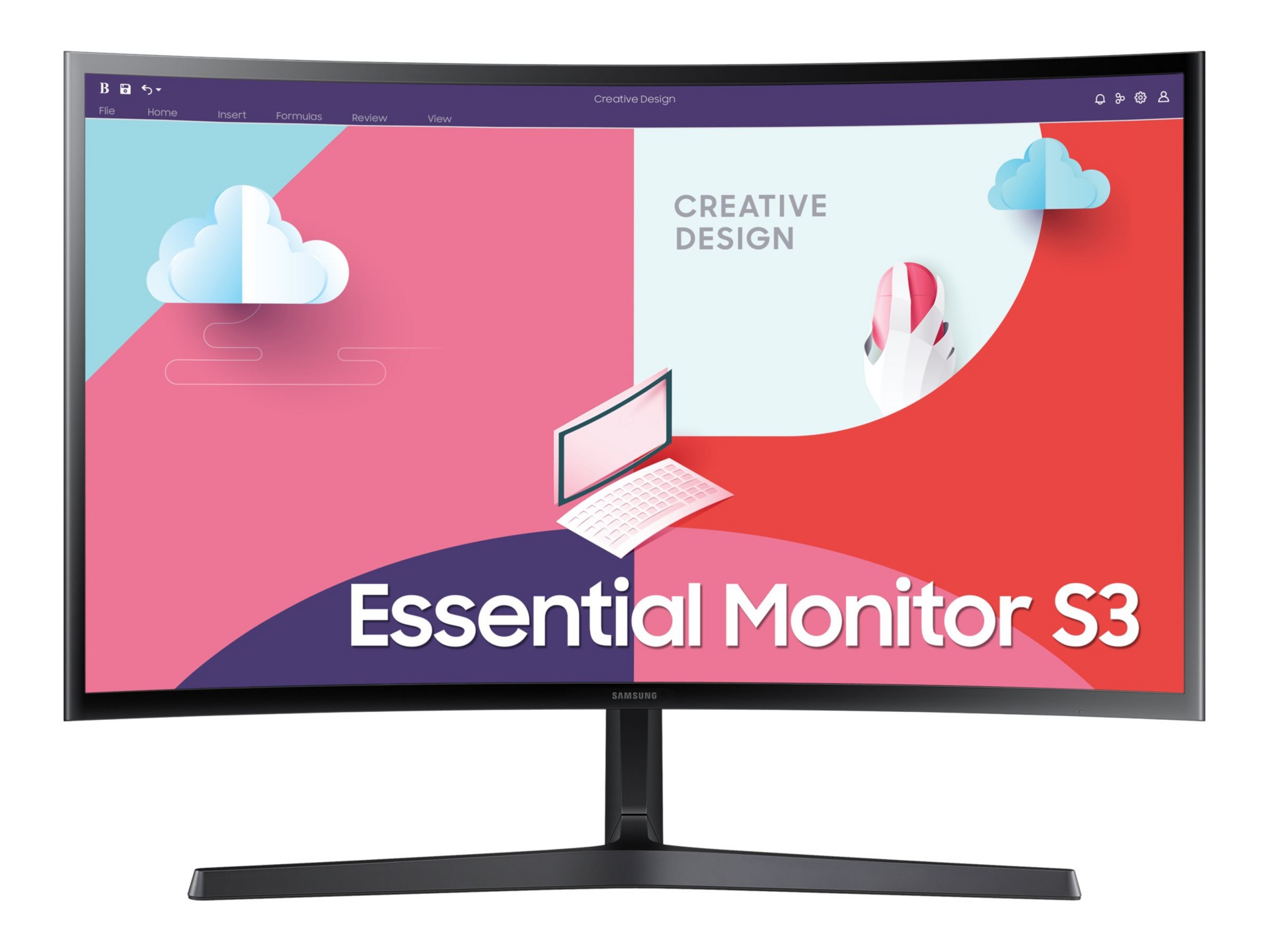 Samsung S27C368EAN - S36C Series - LED monitor - curved - Full HD (1080p) - 27"