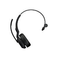 Jabra Evolve2 55 MS Mono - micro-casque - avec support de chargement