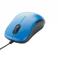 Verbatim Silent Wired Optical Mouse with USB-C Cable - Blue
