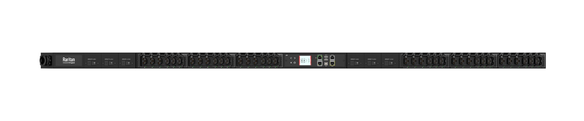 Raritan 3-Phase 208V Rack Power Distribution Unit with 18xC13/18xCX Outlet - Black