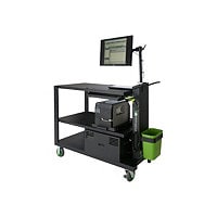 Newcastle Systems PC Series PC550-LI Mobile Powered Workstation - cart - bl