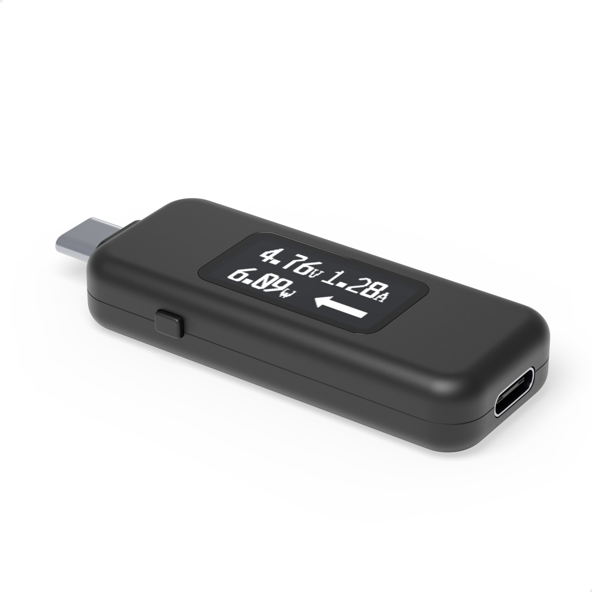 Plugable USB C Power Meter Tester for Monitoring USB-C Connections up to 240W for Laptops, Phones, Chargers -Driverless