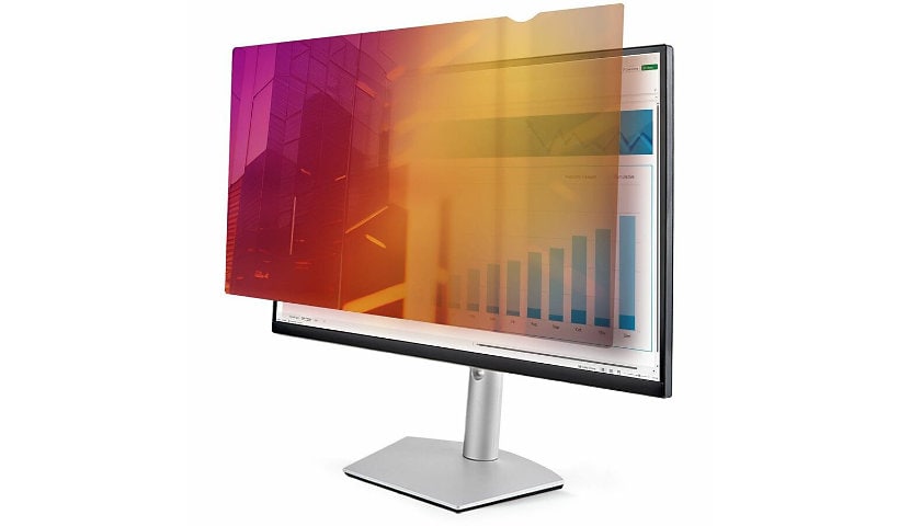 StarTech.com 24-inch 16:9 Gold Monitor Privacy Screen, Reversible Filter w/Enhanced Privacy, Screen Protector/Shield,