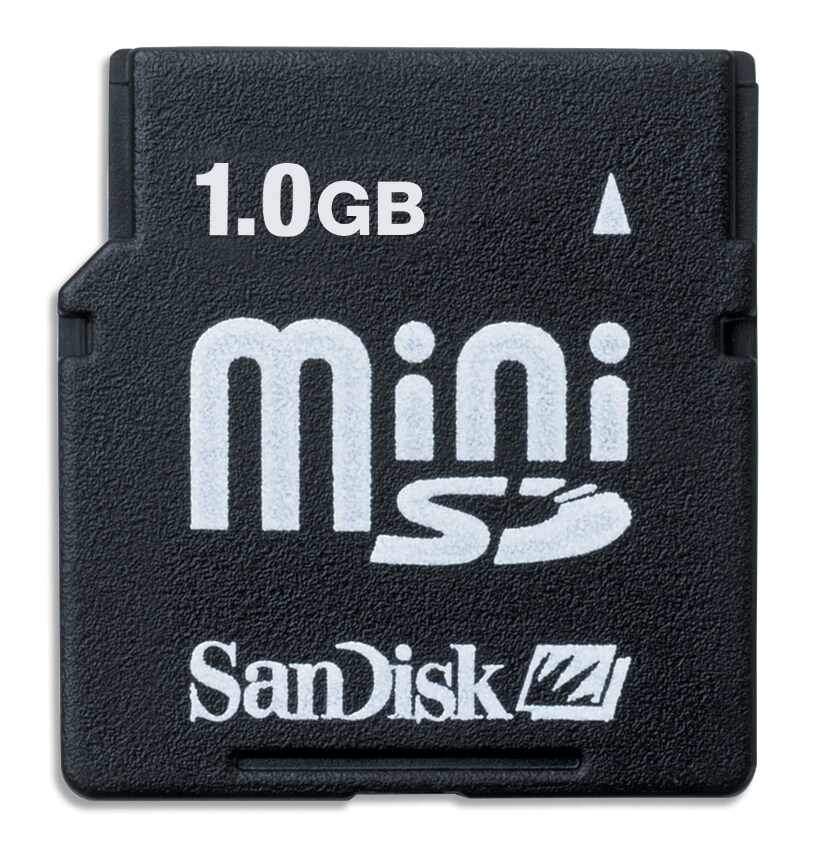 SanDisk flash memory card - 1 GB - miniSD