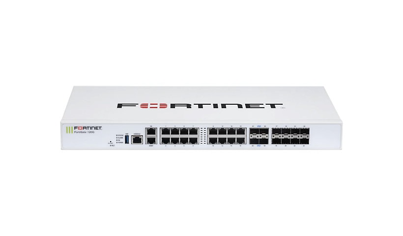 Fortinet FortiGate 120G - security appliance - with 5 years FortiCare Premium Support + 5 years FortiGuard Unified