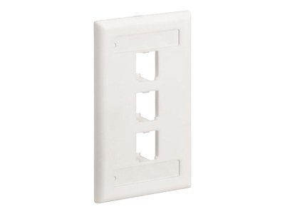 Panduit Single gang, Vertical Faceplate