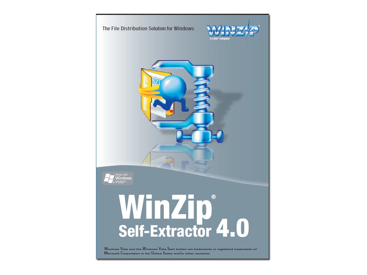 WinZip Self-Extractor (v. 4,0) - license - 1 user