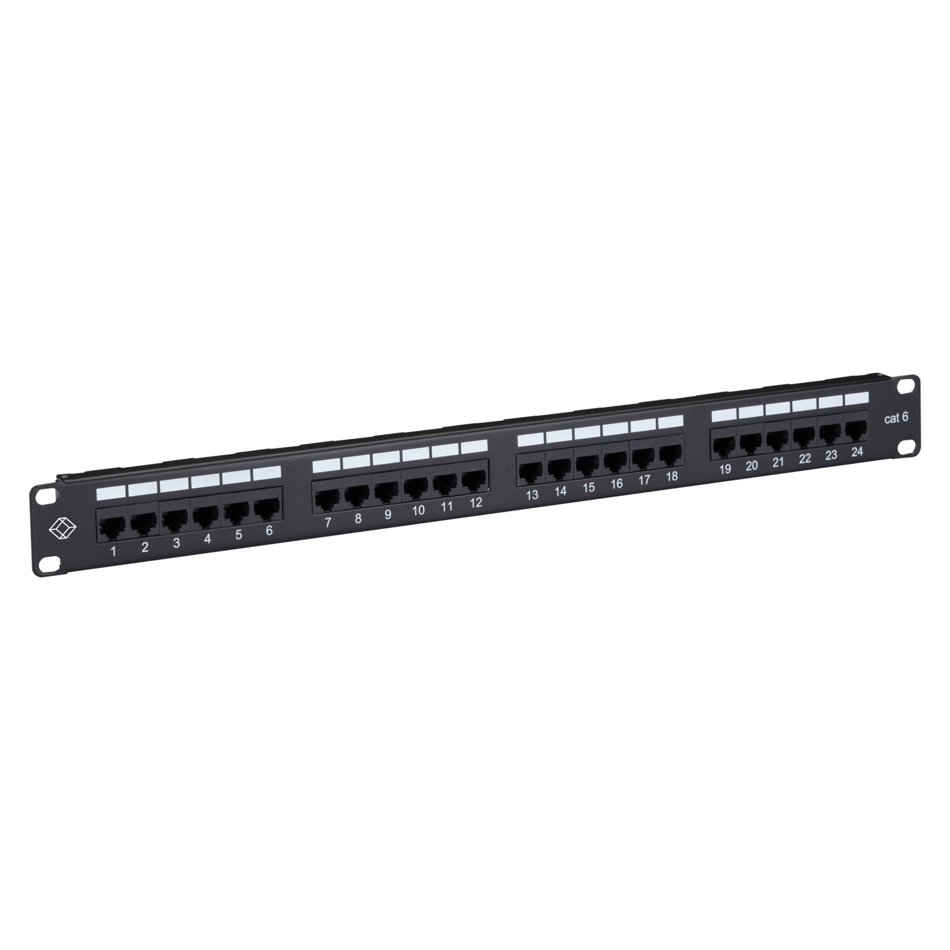 Black Box 24-Port 1U Unshielded CAT6 Economy Patch Panel