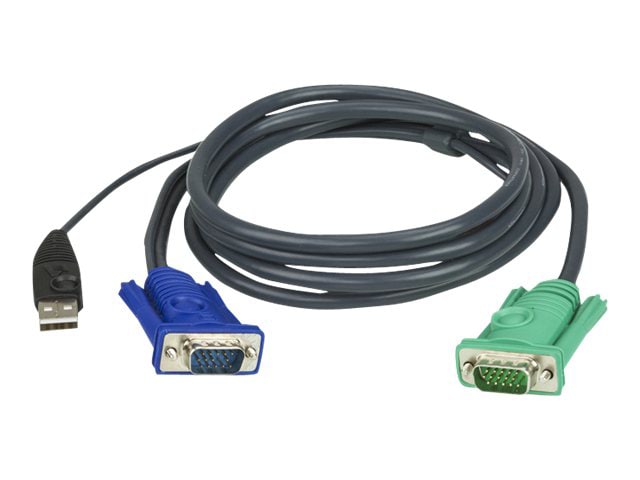 ATEN 2L5205P – keyboard / video/ mouse (KVM) 16 ft. USB cable