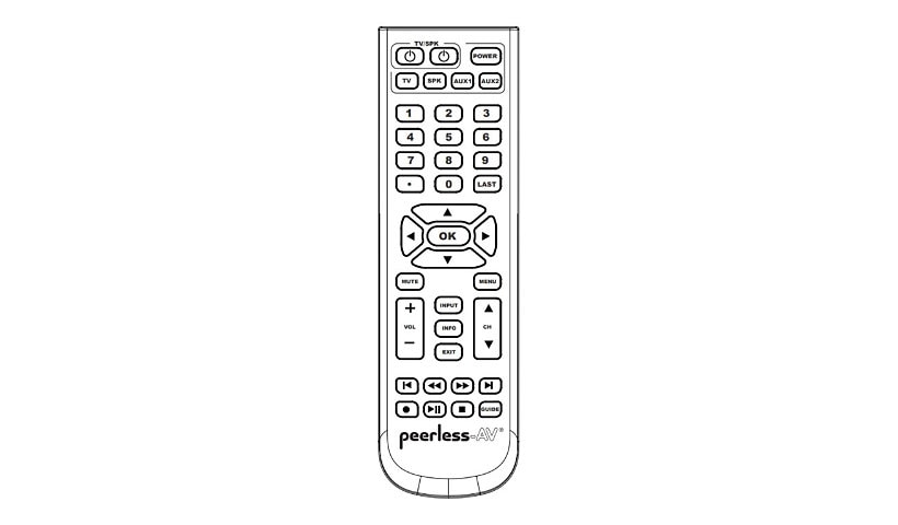Peerless-AV universal remote control