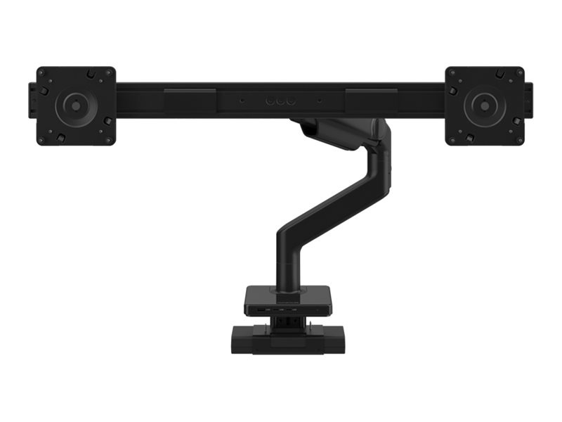 Humanscale M8.1 mounting kit - for 2 monitors - black with black trim