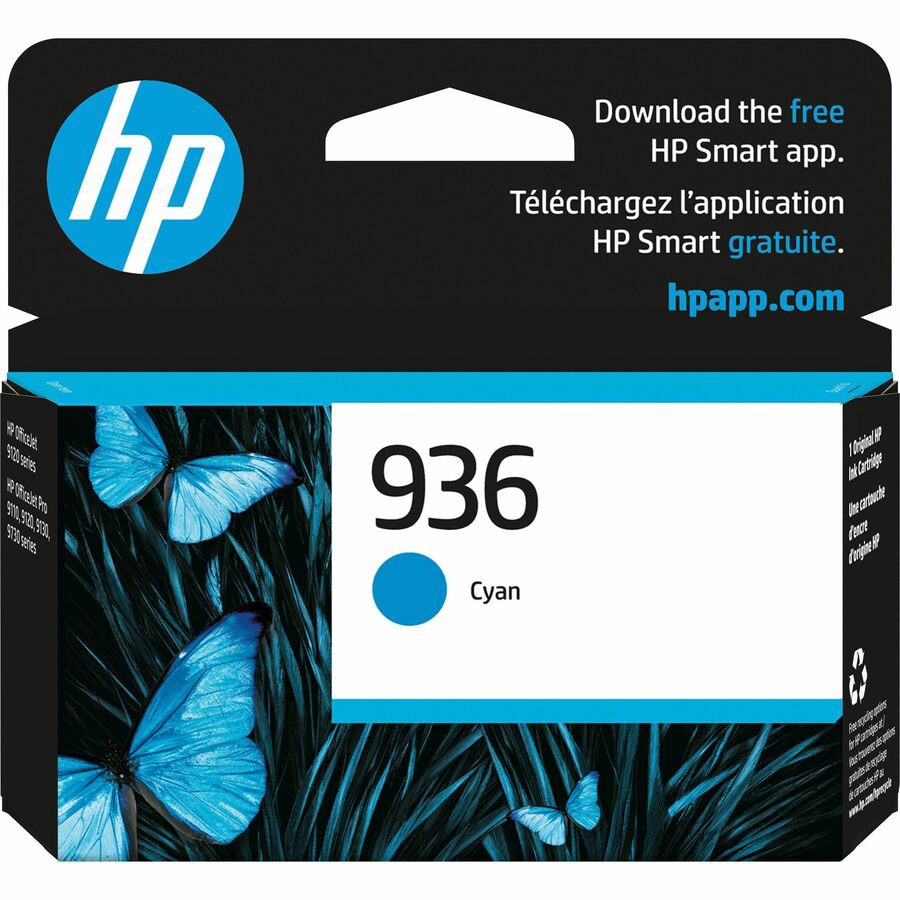 HP 936 Original Ink Cartridge - Cyan