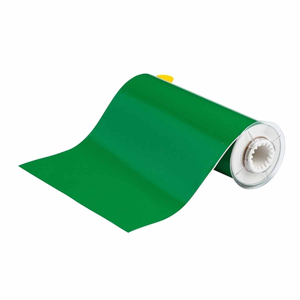 Brady 10" Permanent Adhesive Vinyl Label Tape for BBP85 Printer - Green