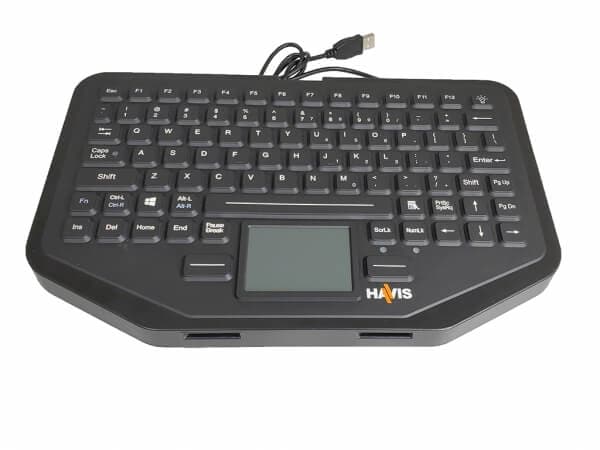 Getac Havis Rugged Keyboard with Integrated Touchpad