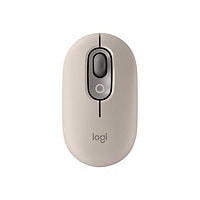 Logitech POP Mouse With Customizable Emojis - Mist - souris - emoji personnalisable - Bluetooth 5.1 LE - transparent