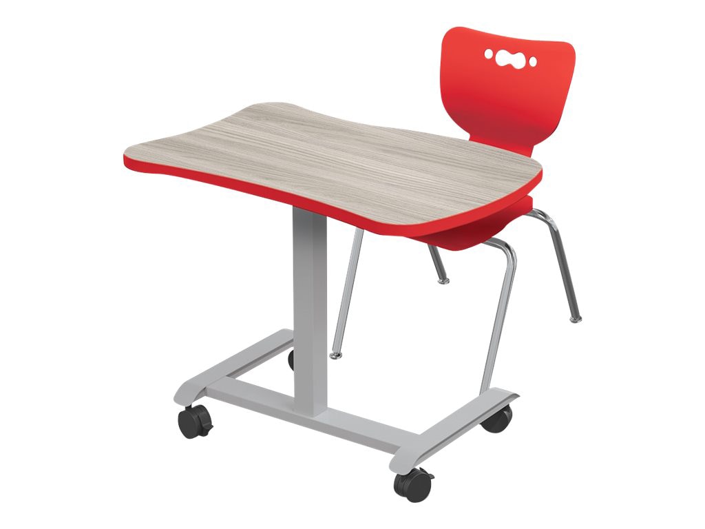 MooreCo Hierarchy Grow & Roll - table - bean - gray elm