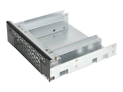 StarTech.com Slim Rackmount CD+FDD Cage for 5.25 Drive Bay SLIMCDFDCAGE - storage bay adapter