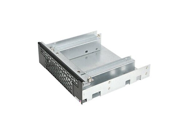 StarTech.com Slim Rackmount CD+FDD Cage for 5.25 Drive Bay SLIMCDFDCAGE - storage bay adapter