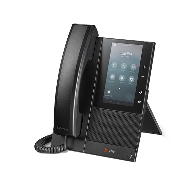 HP Poly CCX 505 Mid-Range Business Media Microsoft Teams and PoE-enabled Desk Phone