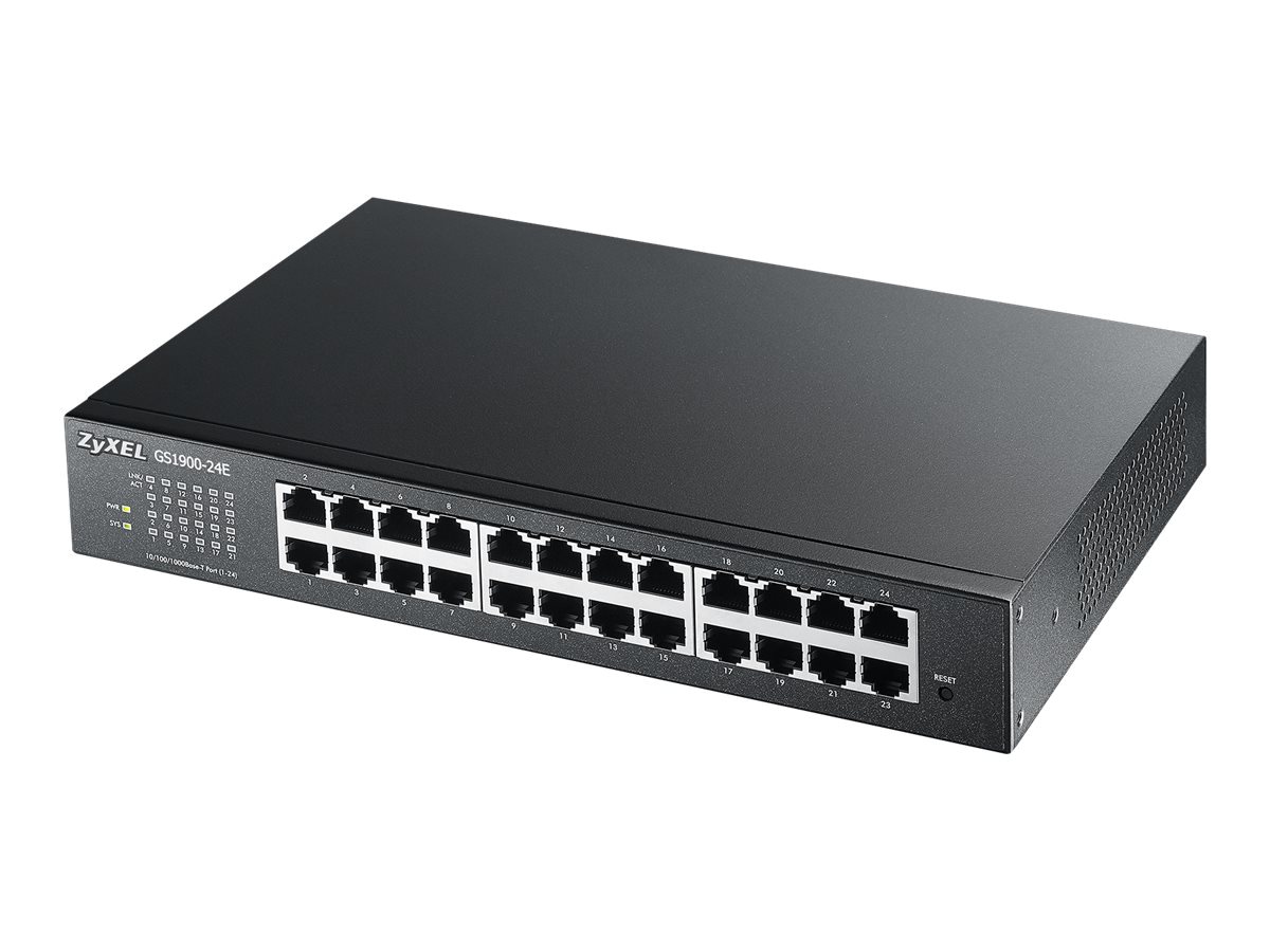 Zyxel GS1900-24E - commutateur - 24 ports - intelligent - Montable sur rack