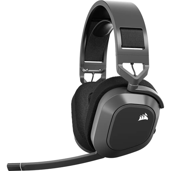 CORSAIR HS80 Max Wireless Gaming Headset - Steel Gray