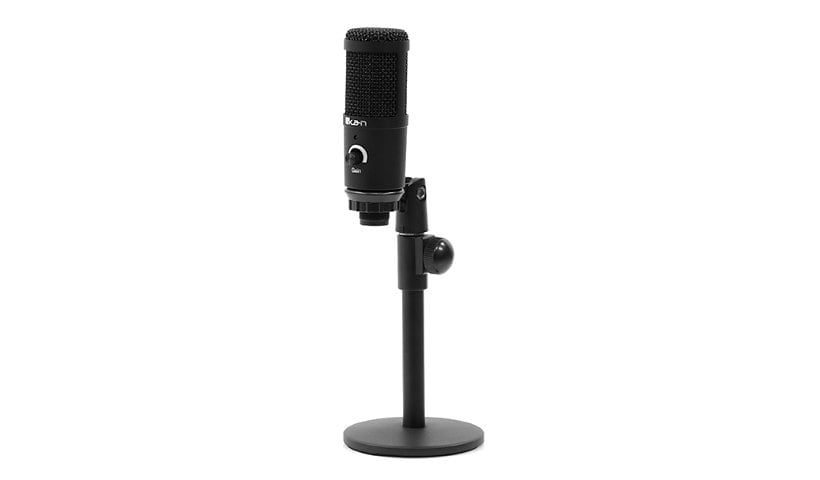 Ikan HomeStream USB Condenser Cardioid Microphone - Black