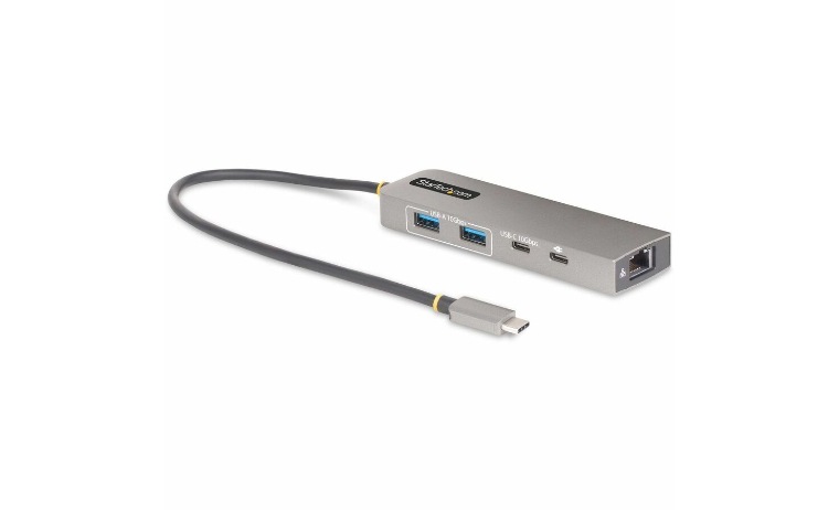 StarTech 3-Port USB-C Hub, 2.5 Gb Ethernet, 100W PD Passthrough