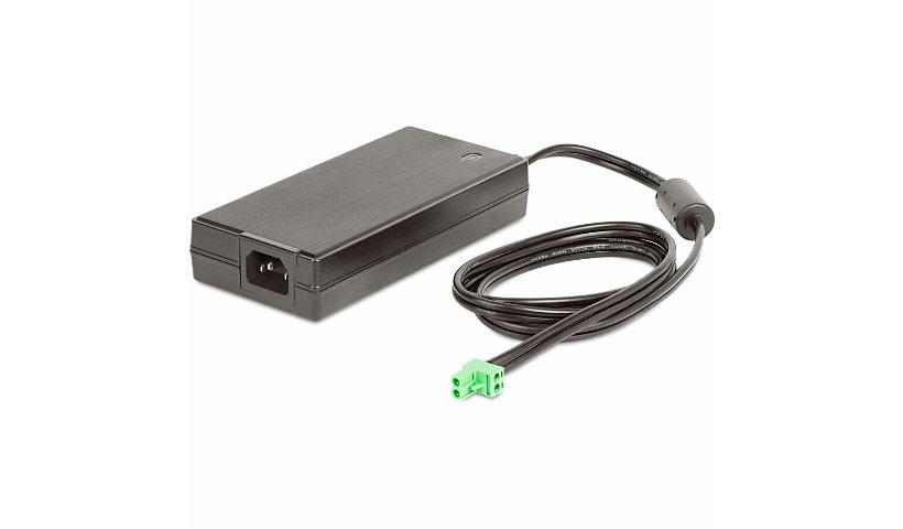 StarTech.com 160W Universal DC Power Adapter (24V/6.6A), Power Supply for Industrial USB Hubs - 2/3-Pin Terminal Blocks