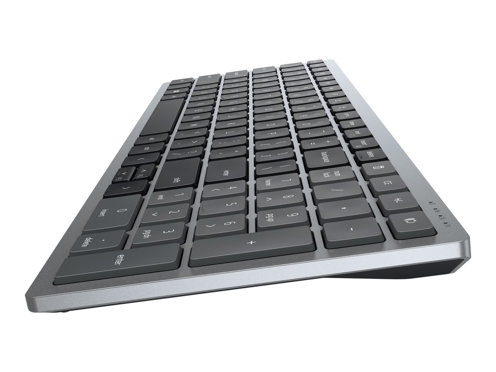Thumbnail 3 of 8 for Dell KB740 - keyboard - compact, multi device - QWERTY - English - titan gray Input Device