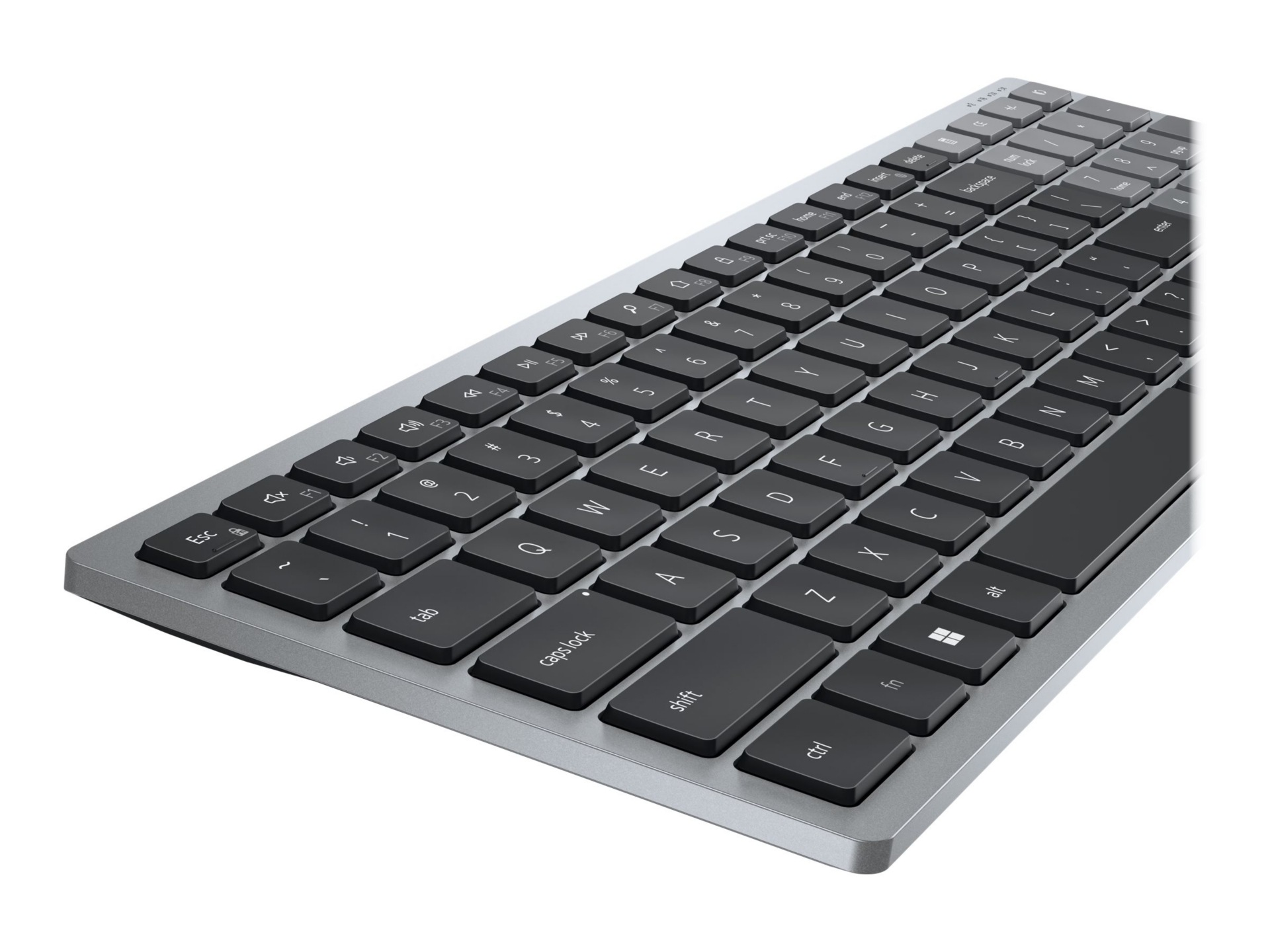 Thumbnail 6 of 8 for Dell KB740 - keyboard - compact, multi device - QWERTY - English - titan gray Input Device