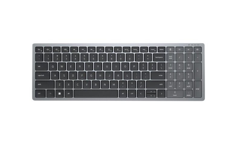 Dell KB740 - keyboard - compact, multi device - QWERTY - Canadian French -  titan gray