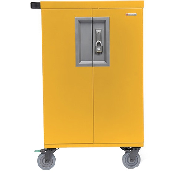 Bretford Pre-Wired CORE X Cart - Mustard