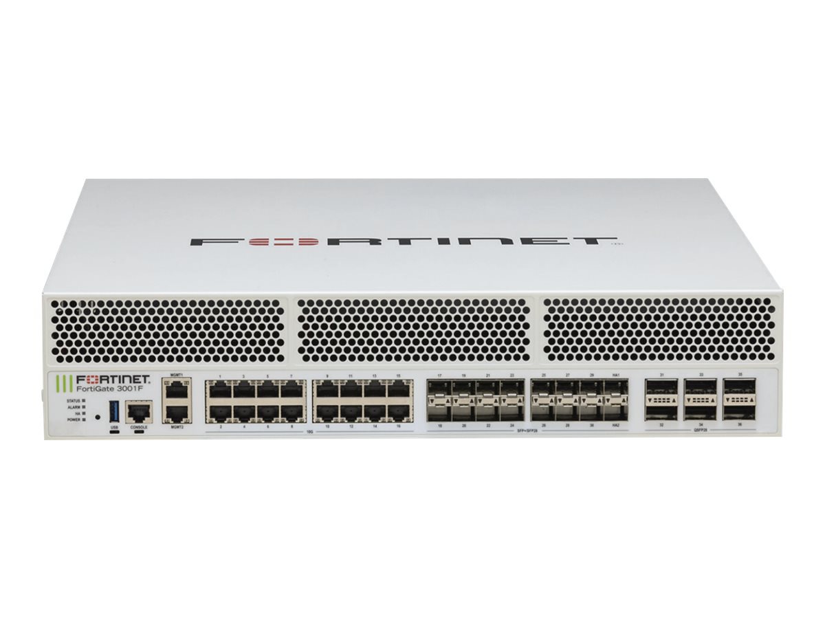 Fortinet FortiGate 3000F - security appliance - with 5 years FortiCare Prem