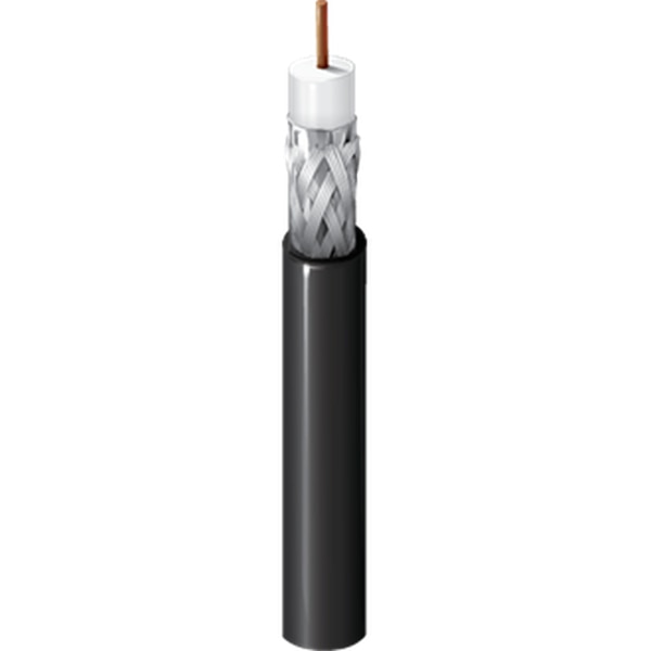 Belden RG-11 14AWG PVC Jacket Outdoor Coaxial Cable - Black