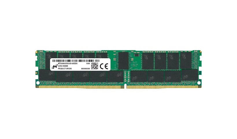 Micron - DDR4 - module - 32 Go - DIMM 288 broches - 3200 MHz / PC4-25600 - mémoire enregistré