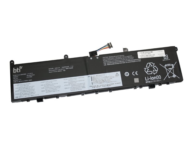 BTI 01YU911-BTI 4-CELL 15.36V LI-ION BATTERY 01AY969, 5B10W13953, SB10S5731