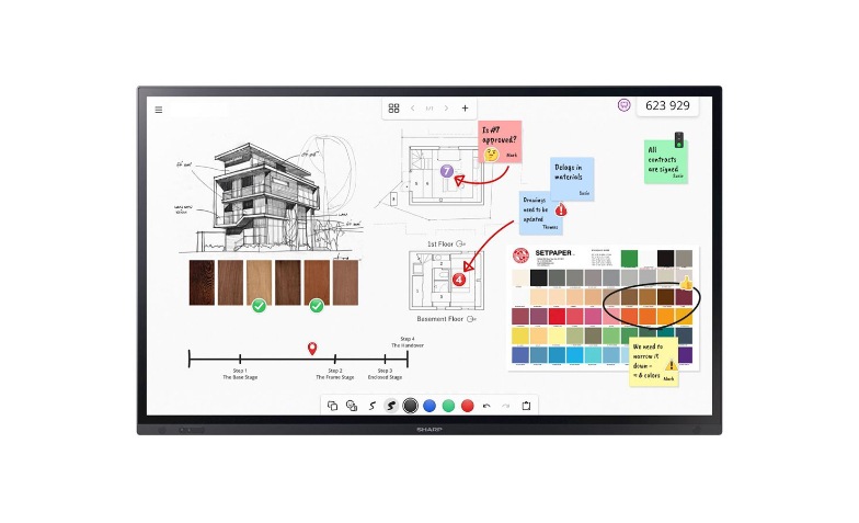Sharp AQUOS BOARD PN-LA652 PN-LC2 Series - 65