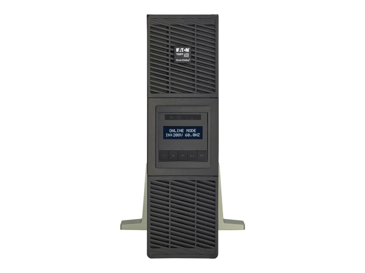 Eaton Tripp Lite series UPS Smart Online 5000VA 4500W 208V 2 L6-20R and 2 L6-30R 3URM