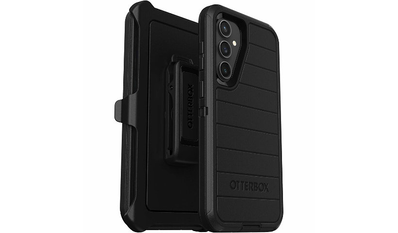OtterBox Defender Series Pro Rugged Carrying Case (Holster) Samsung Galaxy S23 FE Smartphone - Black