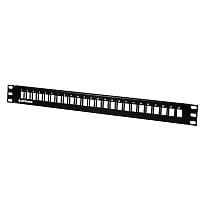 C2G blank keystone patch panel - 1U