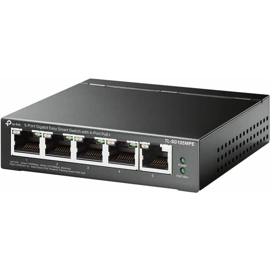 Thumbnail 2 of 4 for TP-Link TL-SG105MPE - 5-Port Gigabit Easy Smart Switch with 4-Port PoE+