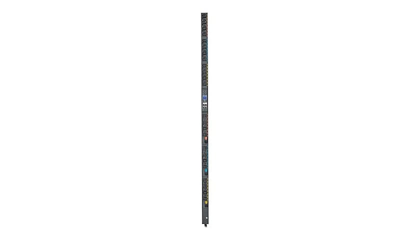Eaton 3-Phase Metered Input Rack PDU G4, 120/208V, 42 Outlets, 24A, 8.6kW, L21-30 Input, 10 ft. Cord, 0U Vertical