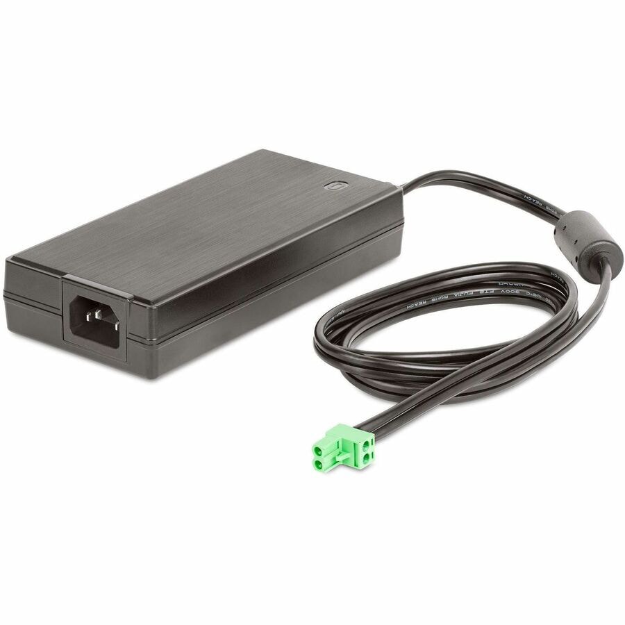 StarTech.com 160W Universal DC Power Adapter (24V/6.6A), External AC/DC Power Supply for USB Hubs, 2/3-Pin Terminal