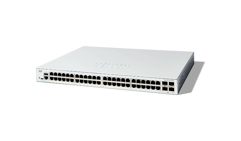 Cisco Catalyst 1200-48T-4X - switch - 48 ports - smart - rack-mountable