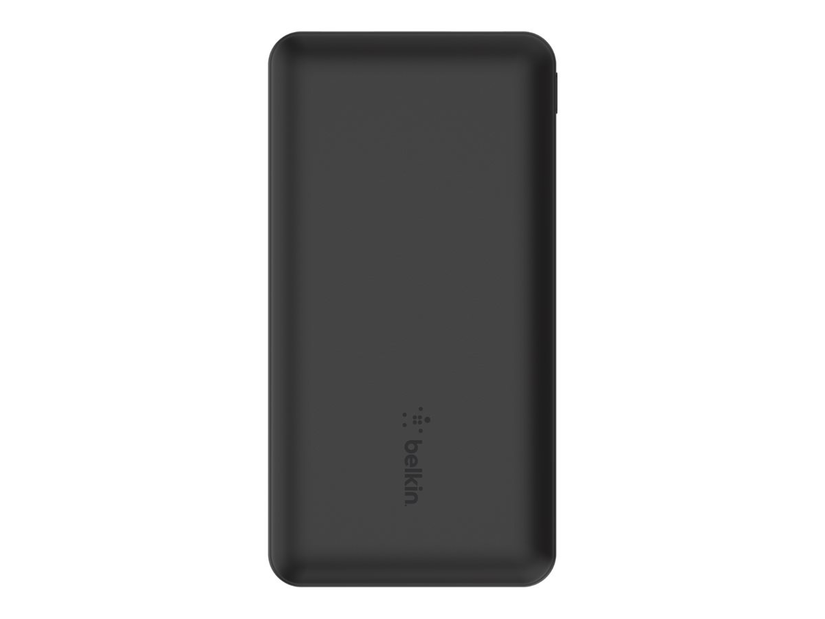 Belkin BoostCharge Power Bank - 15 Watt - 10000 mAh - USB-C and dual USB A outputs  - Black