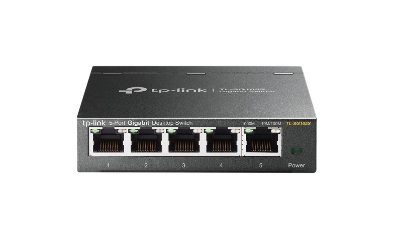 TP-Link TL-SG105S - 5 Port Gigabit Ethernet Switch - TL-SG105S
